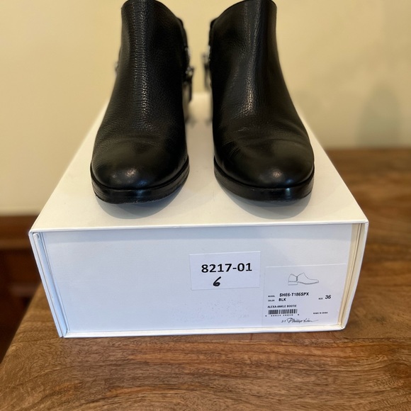PRISTINE CONDITION- Phillip Lim Alexa leather ankle booties - Picture 3 of 10